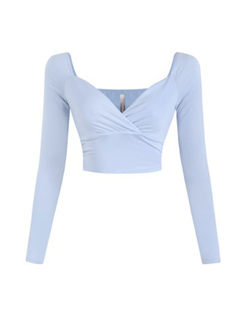 Kimmie Crop Top (Blue)